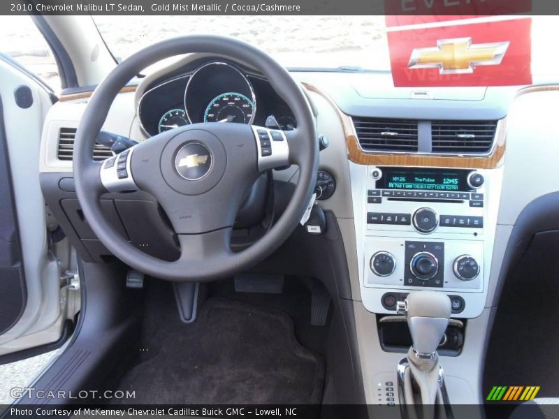 Gold Mist Metallic / Cocoa/Cashmere 2010 Chevrolet Malibu LT Sedan