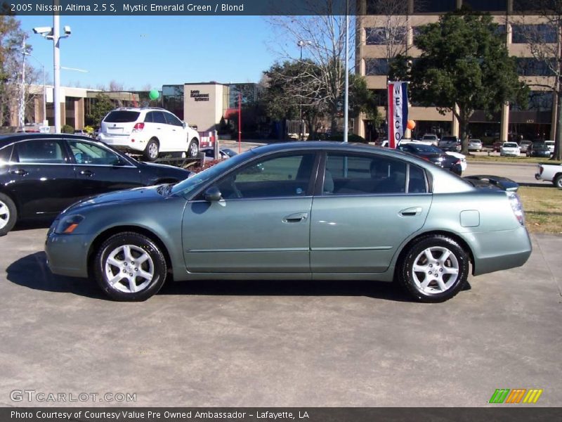 Mystic Emerald Green / Blond 2005 Nissan Altima 2.5 S