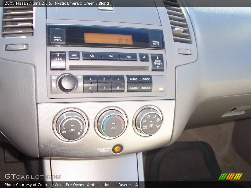Mystic Emerald Green / Blond 2005 Nissan Altima 2.5 S