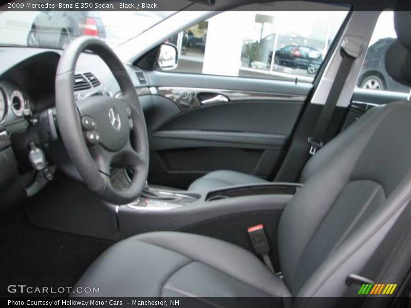 Black / Black 2009 Mercedes-Benz E 350 Sedan