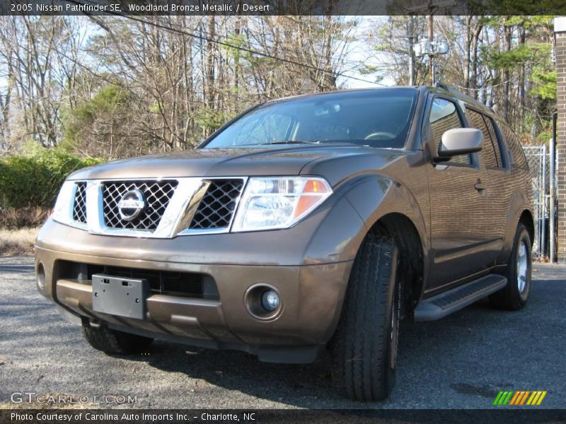 Woodland Bronze Metallic / Desert 2005 Nissan Pathfinder SE