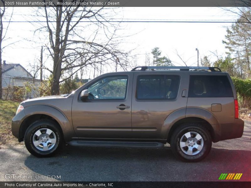 Woodland Bronze Metallic / Desert 2005 Nissan Pathfinder SE