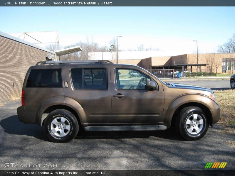 Woodland Bronze Metallic / Desert 2005 Nissan Pathfinder SE