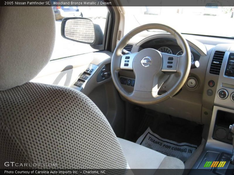 Woodland Bronze Metallic / Desert 2005 Nissan Pathfinder SE