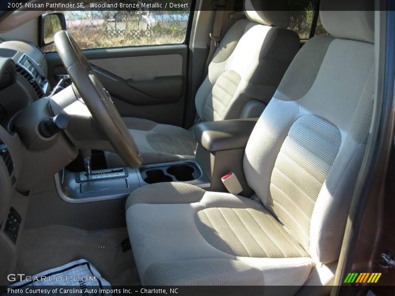 Woodland Bronze Metallic / Desert 2005 Nissan Pathfinder SE