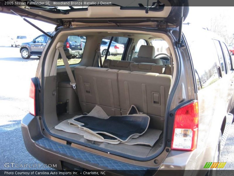 Woodland Bronze Metallic / Desert 2005 Nissan Pathfinder SE