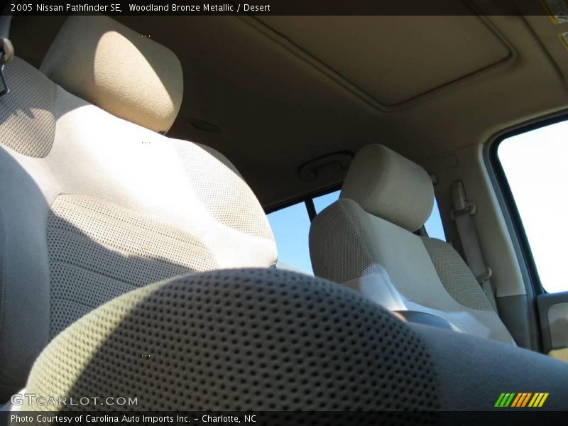 Woodland Bronze Metallic / Desert 2005 Nissan Pathfinder SE