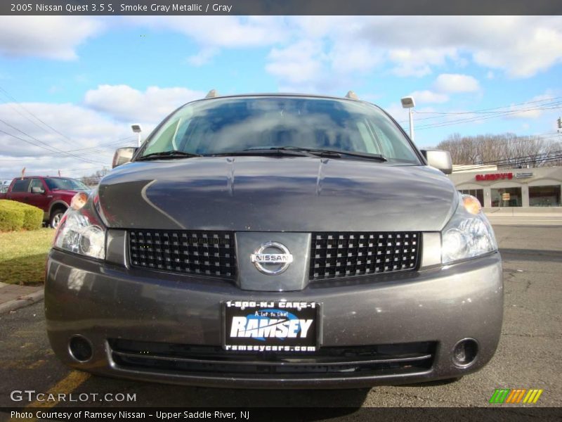 Smoke Gray Metallic / Gray 2005 Nissan Quest 3.5 S