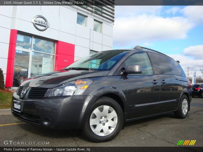 Smoke Gray Metallic / Gray 2005 Nissan Quest 3.5 S