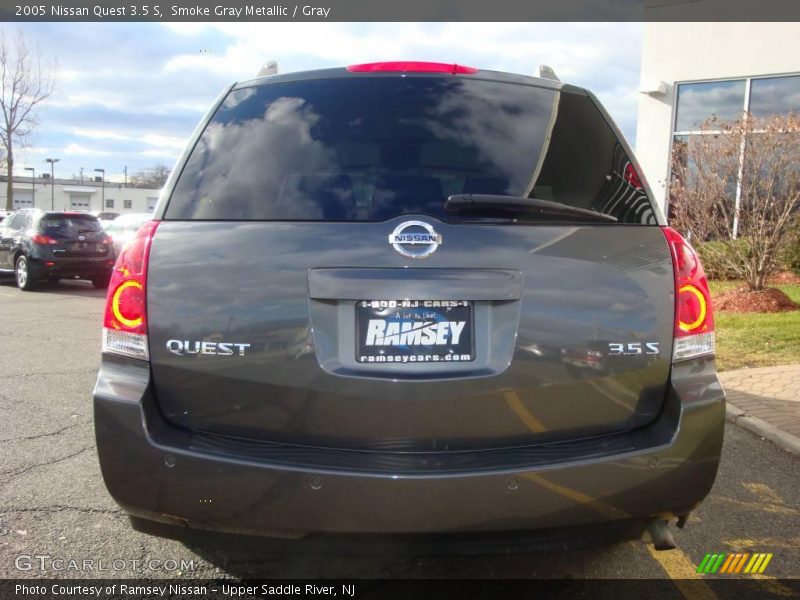 Smoke Gray Metallic / Gray 2005 Nissan Quest 3.5 S