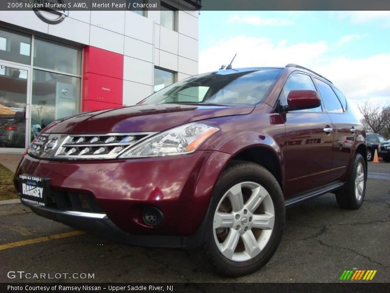 Merlot Pearl / Charcoal 2006 Nissan Murano S AWD