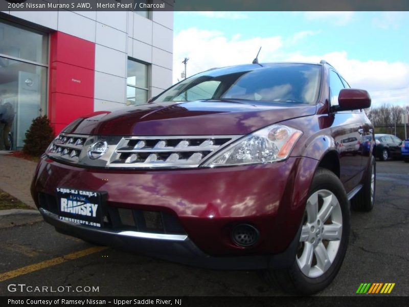 Merlot Pearl / Charcoal 2006 Nissan Murano S AWD