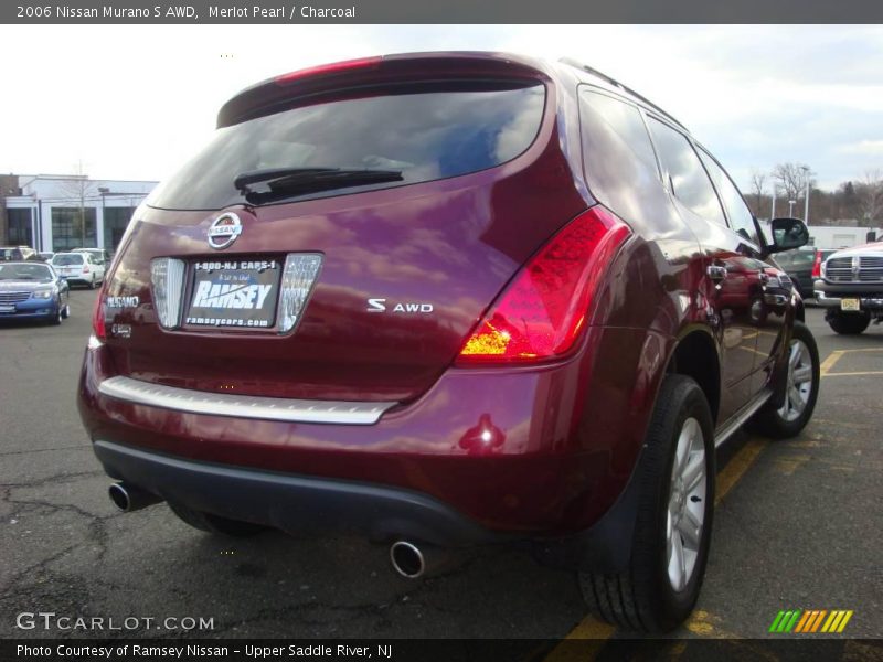 Merlot Pearl / Charcoal 2006 Nissan Murano S AWD