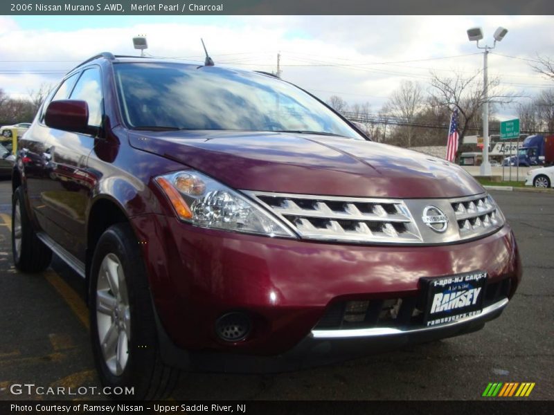 Merlot Pearl / Charcoal 2006 Nissan Murano S AWD