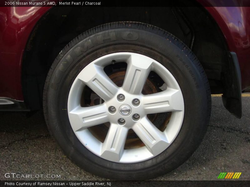 Merlot Pearl / Charcoal 2006 Nissan Murano S AWD