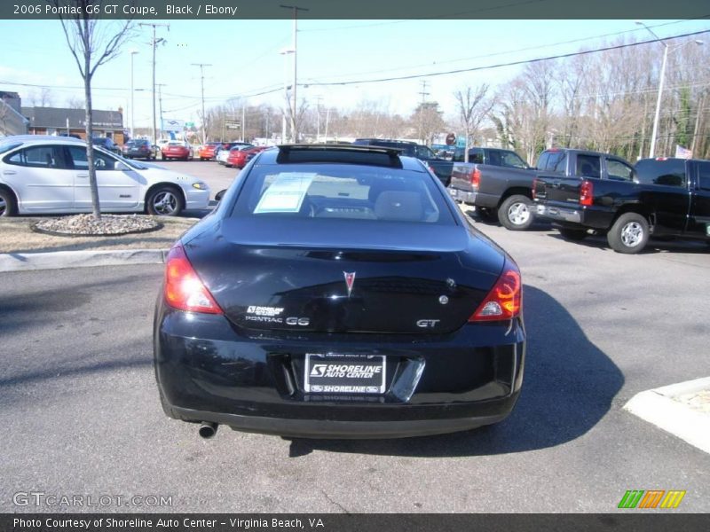 Black / Ebony 2006 Pontiac G6 GT Coupe
