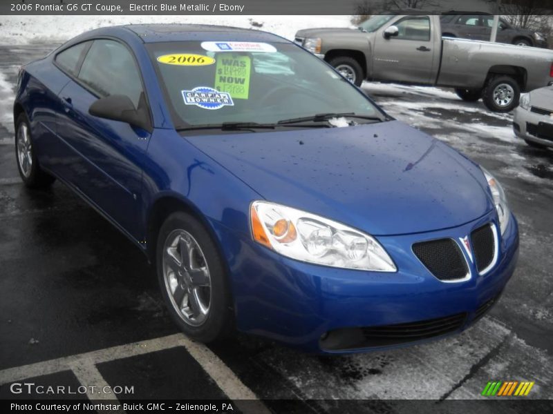 Electric Blue Metallic / Ebony 2006 Pontiac G6 GT Coupe