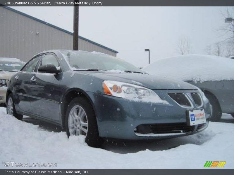 Stealth Gray Metallic / Ebony 2006 Pontiac G6 V6 Sedan