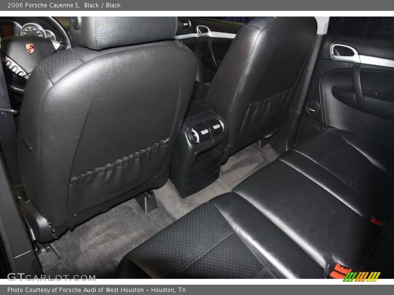  2006 Cayenne S Black Interior