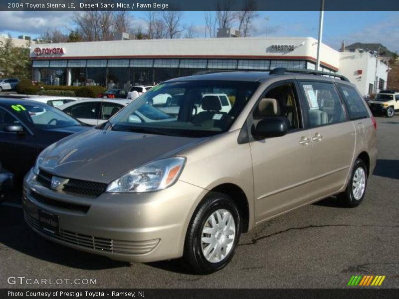 Desert Sand Mica / Fawn Beige 2004 Toyota Sienna LE