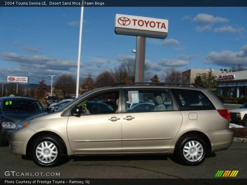 Desert Sand Mica / Fawn Beige 2004 Toyota Sienna LE