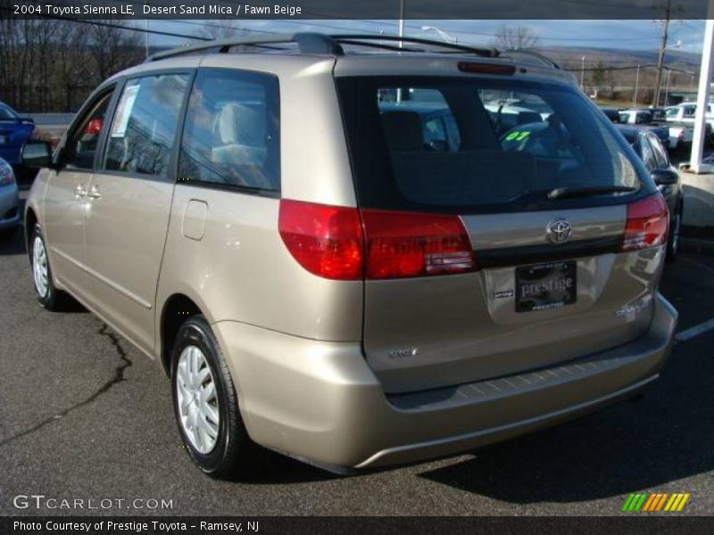 Desert Sand Mica / Fawn Beige 2004 Toyota Sienna LE
