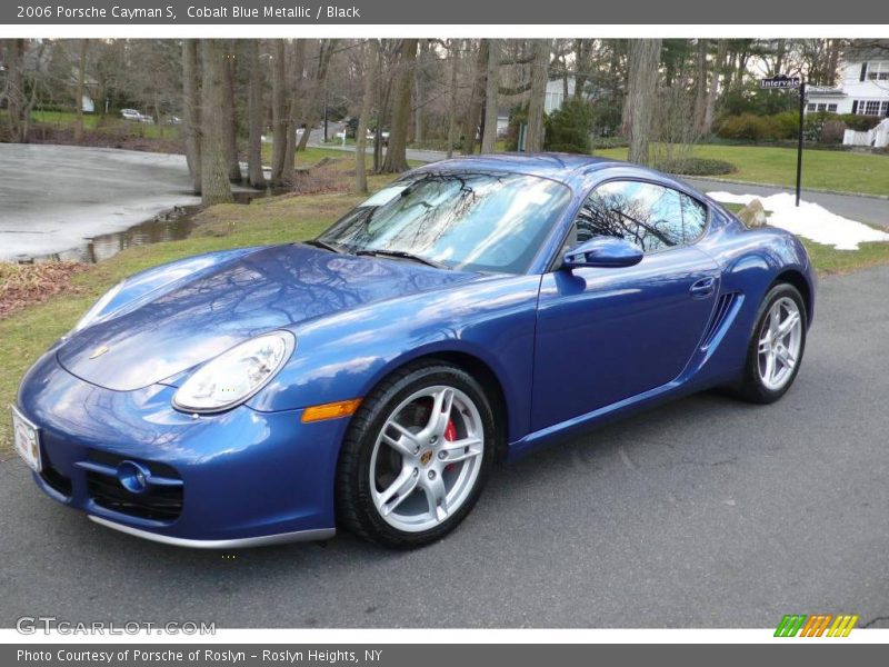 Cobalt Blue Metallic / Black 2006 Porsche Cayman S