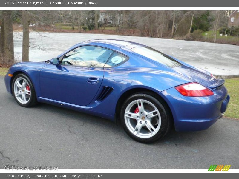 Cobalt Blue Metallic / Black 2006 Porsche Cayman S