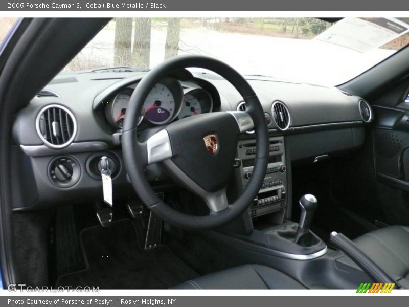 Cobalt Blue Metallic / Black 2006 Porsche Cayman S
