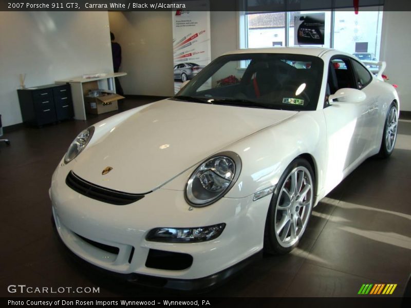 Carrara White / Black w/Alcantara 2007 Porsche 911 GT3