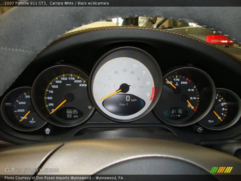 Carrara White / Black w/Alcantara 2007 Porsche 911 GT3