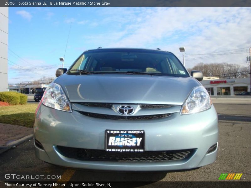 Blue Mirage Metallic / Stone Gray 2006 Toyota Sienna LE