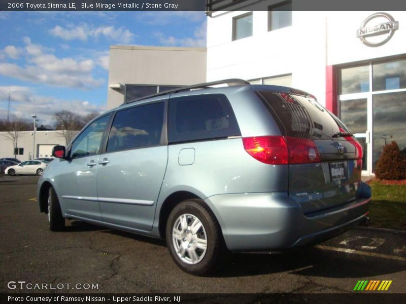 Blue Mirage Metallic / Stone Gray 2006 Toyota Sienna LE