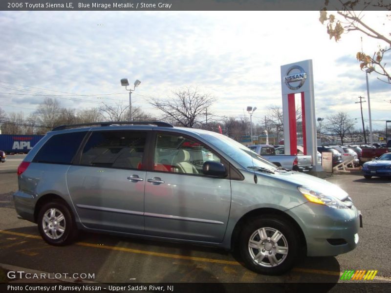 Blue Mirage Metallic / Stone Gray 2006 Toyota Sienna LE