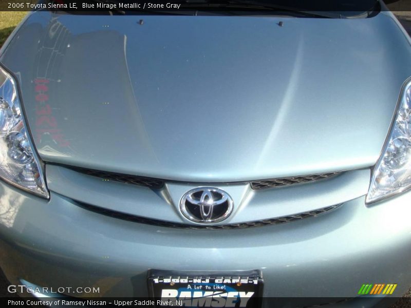Blue Mirage Metallic / Stone Gray 2006 Toyota Sienna LE