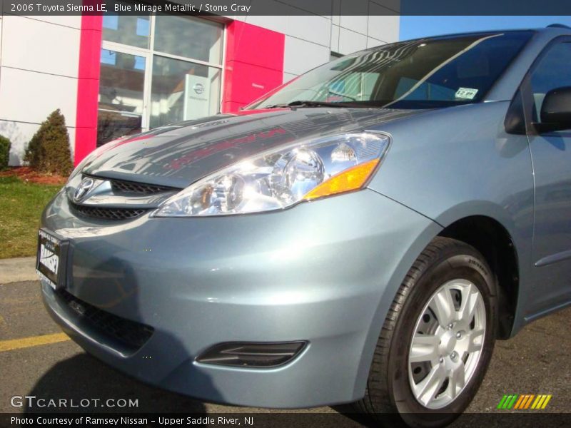 Blue Mirage Metallic / Stone Gray 2006 Toyota Sienna LE