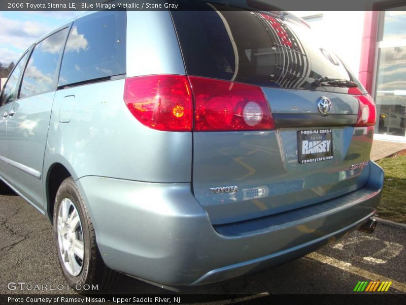 Blue Mirage Metallic / Stone Gray 2006 Toyota Sienna LE