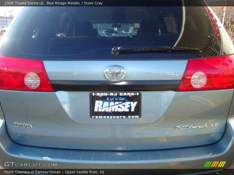 Blue Mirage Metallic / Stone Gray 2006 Toyota Sienna LE