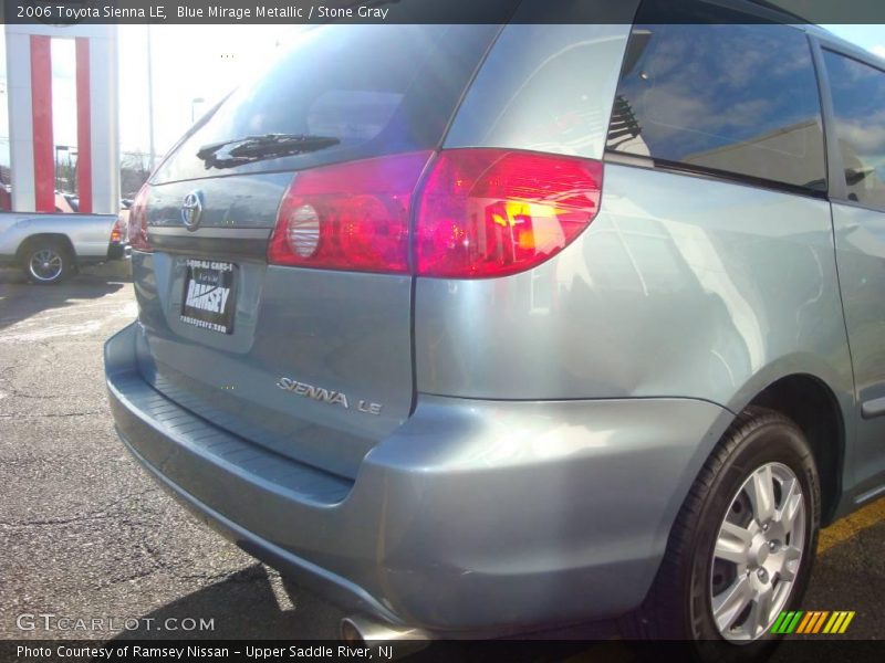 Blue Mirage Metallic / Stone Gray 2006 Toyota Sienna LE