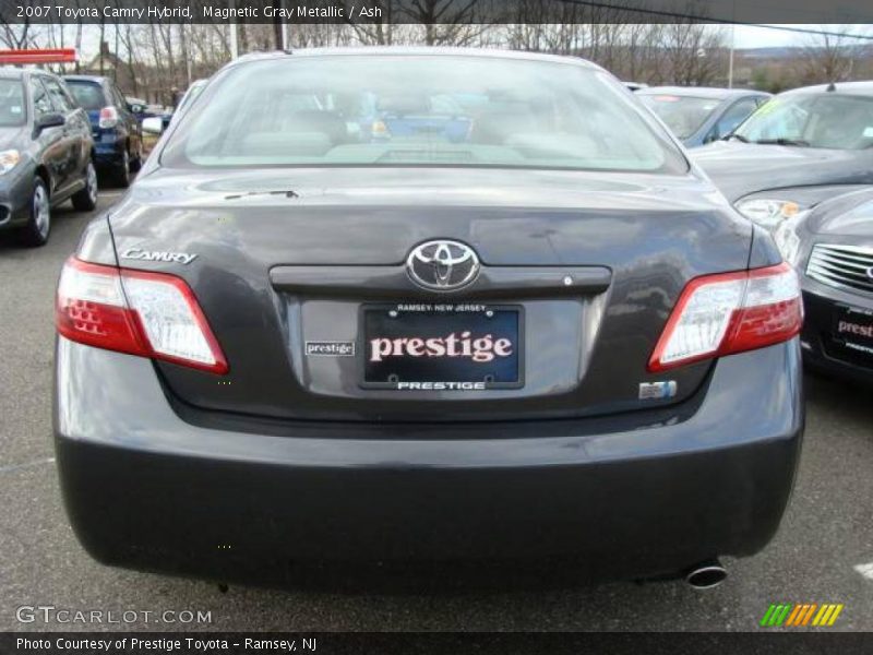 Magnetic Gray Metallic / Ash 2007 Toyota Camry Hybrid