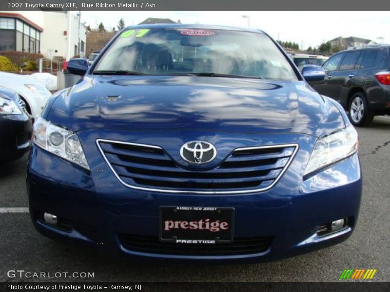 Blue Ribbon Metallic / Ash 2007 Toyota Camry XLE