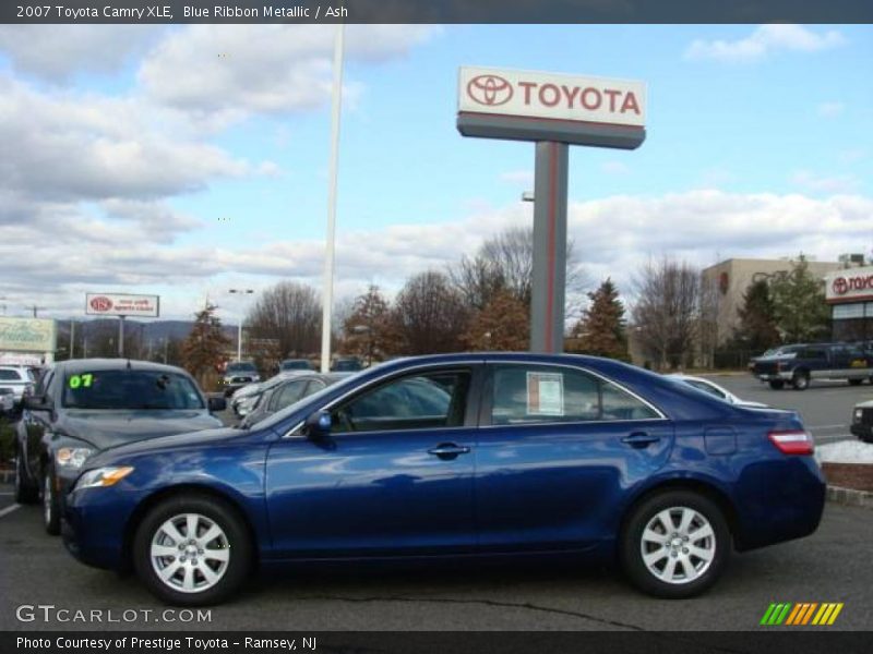 Blue Ribbon Metallic / Ash 2007 Toyota Camry XLE