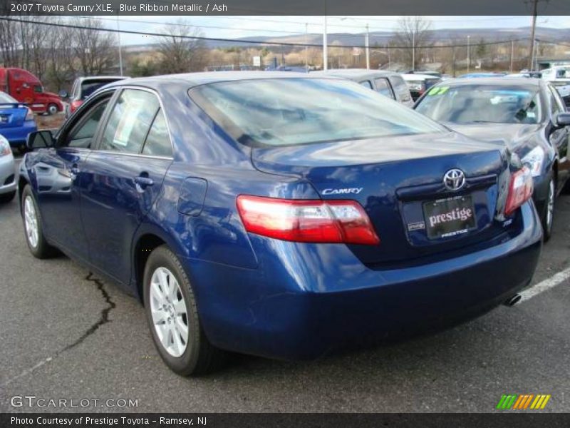 Blue Ribbon Metallic / Ash 2007 Toyota Camry XLE