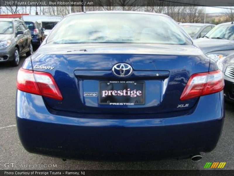 Blue Ribbon Metallic / Ash 2007 Toyota Camry XLE