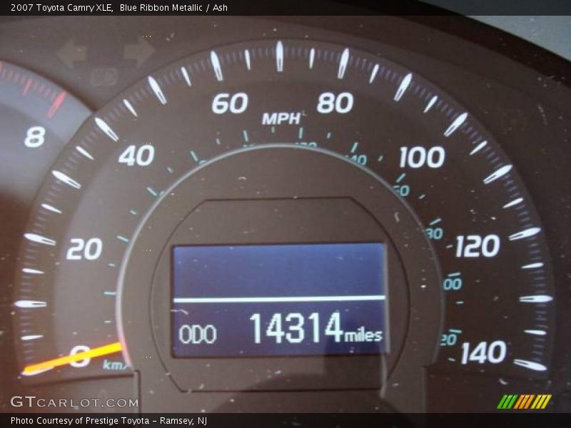 Blue Ribbon Metallic / Ash 2007 Toyota Camry XLE