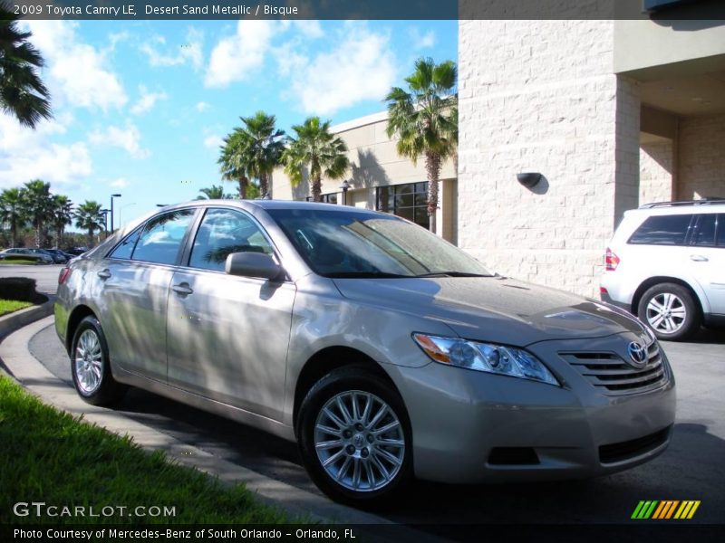 Desert Sand Metallic / Bisque 2009 Toyota Camry LE