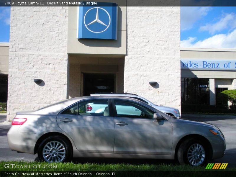 Desert Sand Metallic / Bisque 2009 Toyota Camry LE