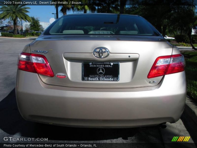 Desert Sand Metallic / Bisque 2009 Toyota Camry LE