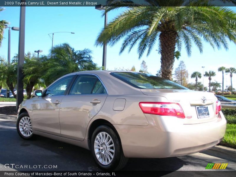 Desert Sand Metallic / Bisque 2009 Toyota Camry LE