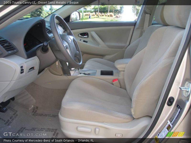Desert Sand Metallic / Bisque 2009 Toyota Camry LE